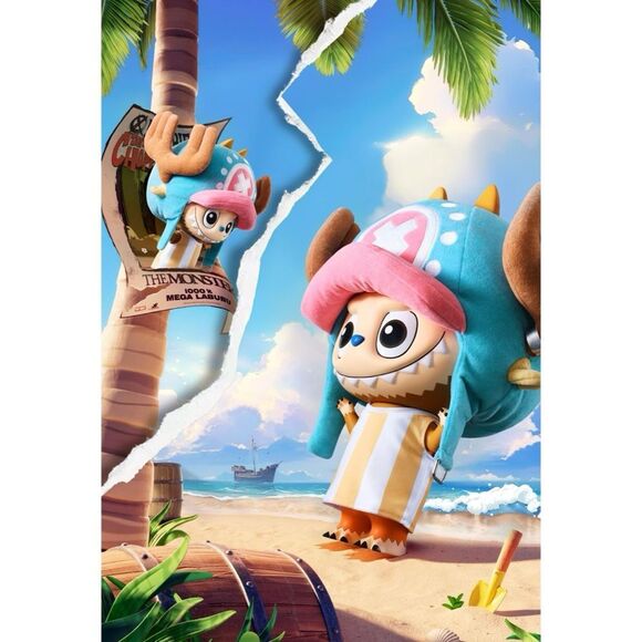 POP MART THE MONSTERS MEGA LABUBU 400% TONY TONY CHOPPER - Picture 6 of 9